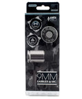 No Fuss Keypad Entry System Solid Build Electronic Gun Lock With Integrated Audio Microphone And Polished Silver Housing Quick Swap 9Mm Pistol Mount For Straight Up Home Defense And Rock Solid Peace Of Mind, showing SENTRY 9mm earbuds with microphone.
