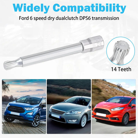 Dual Clutch Transmission Remover Tool For Ford Focus DPS6 6DCT250 14 Teeth Clutch Actuator Motor Unlock Reset Kit, 92 mm steel