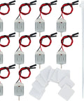 Mini 130 Size DC Motors Kit Ten Pack For DIY Kids Projects 1.5V 3V 5V 6V with pre-welded Dupont female wires, motor set