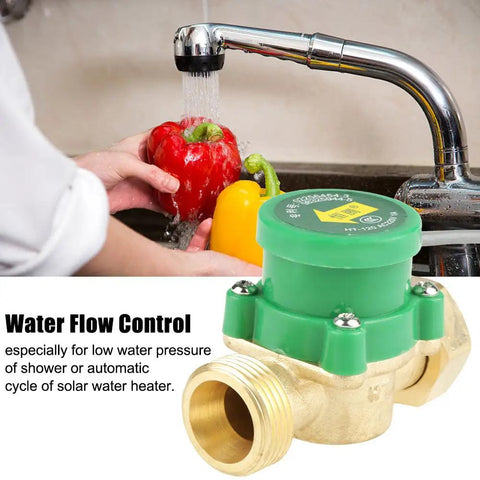 Flow Sensor Switch for Water Pump With G3/4 Inch Thread AC 220V 1A Low Water Pressure Use Perfect for Water Heaters Solar Hot Water Circulation Pneumatic Pressure Flow Switch Easy Install and Reliable Performance showing details