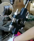 Integrated Half Shaft Sleeve Thread Corrector Repair Tool Kit for External Bolt Threads Repair 30 To 100 Mm in use.