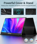 Portable 15.6 Inch FHD External Monitor For Laptop And More No Driver Required HDMI USB C Second Screen With Built In Speaker