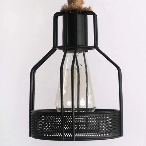 Close-up of one socket from Farmhouse Pendant Light For Kitchen Island With Black Metal And Wood Beam Finish, Rustic Dining Room Ceiling Fixture, Three E26 Sockets Pendant Light.