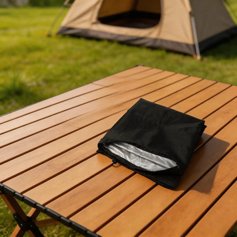 Beekeeping Gear 4 To 8 Frame Honey Extractor Cover All-Weather Waterproof Shield With Elastic Band on wooden table outdoors