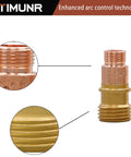 All In One TIG Welding Torch Repair Kit With Stubby Gas Lens Alumina Nozzles Glass Cups For WP 17 18 26 Welding Nozzle detail