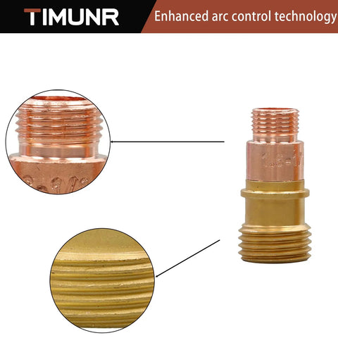All In One TIG Welding Torch Repair Kit With Stubby Gas Lens Alumina Nozzles Glass Cups For WP 17 18 26 Welding Nozzle detail