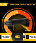 Mini Heat Gun With Dual Temp 350W High Power Go To Hot Air Tool for Shrink Tubing and Embossing Crafts, dual temperature settings