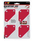 Mini Welding Magnetic Jig Four Pack With Nine Pound Hold Each, Hands Free Welding, Gluing And Assembly At 45, 90 And 135 Degree Angles.