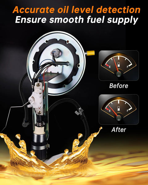 Electric Fuel Pump Assembly For 2003 To 2010 Ford Crown Victoria Lincoln Town Car Mercury Grand Marquis 4.6L V8 And 2003 To 2004 Marauder