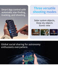 Smart app controls All In One Smart Digital Telescope With Built In Camera Ultra Portable Travel Companion For Astronomy Lovers