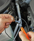 Panel Clip Pliers For Auto Trim Removal And Fastener Pry Tools With Non Marring Tips in use cutting wire in car engine bay