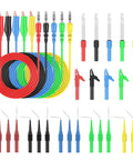 Back Probe Kit 30 Pcs Automotive Test Leads Bundle With Banana Plug To Alligator Clip Probes Wire Piercing Probes Insulated Leads