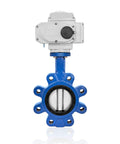 Rock Solid Heavy Duty 4 Inch Dn100 Lug Butterfly Valve With 110V Ac Electric Actuator and Aisi304 Stainless Steel Disc EPDM Seat for steady water and air flow in industrial pipelines.