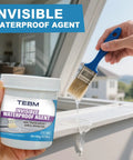 Crystal Clear Waterproof Sealant 500 G Quick Dry Multi Surface Crack Repair Paste Weather Resist Indoor Outdoor Rock Solid Leak Stopper Heavy Duty Fly Finish with brush applying.