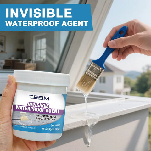 Crystal Clear Waterproof Sealant 500 G Quick Dry Multi Surface Crack Repair Paste Weather Resist Indoor Outdoor Rock Solid Leak Stopper Heavy Duty Fly Finish with brush applying.