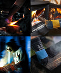 16 Inch Heat Resistant Welding Gloves For Welders, Thick Leather Work Gloves with 1000F Protection used in blacksmithing, forging, and BBQ.