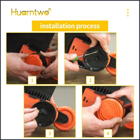 Installation process of Go-To Four Pack Replacement String Trimmer Lever Assembly 90567077 For Black And Decker NST2118