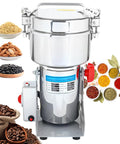 Beast 2000W Commercial Grain Grinder With 750g Capacity Industrial Stainless Steel Build 28,000 RPM Five Blade System grinds ingredients