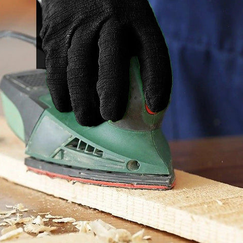 Tough As Nails Nitrile Coated Work Gloves Bulk Pack Of 72 Pairs For Mechanics And Yard Jobs With Non Slip Palm Grip and Low Fatigue for woodworking