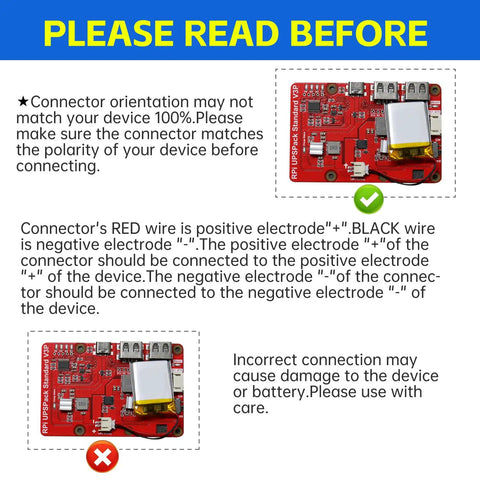 Instruction guide for 3.7V LiPo Battery 500mAh 602535 Rechargeable Lithium Polymer Pack With JST PH2.0mm Connector