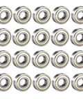 Donepart 684ZZ deep groove ball bearings, 4x9x4 mm, double shielded, pre-lubricated, 20 pcs, front view