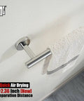 Chrome Towel Bar 27 Inch Built Tough 304 Stainless Steel 0.8mm Tube Wall Mount Towel Holder With Polished Finish Usable 24 Inch Length For Bathroom TB110L24CH with towel hanging