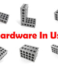Top Shelf Machinist Block Hardware Kit With Heavy Duty Bolts Secure Lock Nuts And Sturdy Washers For Knockout Modular Fixture Builds And Bulletproof Workshop Grade Setup displayed in various configurations.