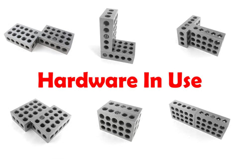 Top Shelf Machinist Block Hardware Kit With Heavy Duty Bolts Secure Lock Nuts And Sturdy Washers For Knockout Modular Fixture Builds And Bulletproof Workshop Grade Setup displayed in various configurations.