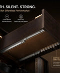 Beefed Up Heavy Duty Undermount Drawer Slides 12 Inch Pair with Black Galvanized Finish in cabinetry setup