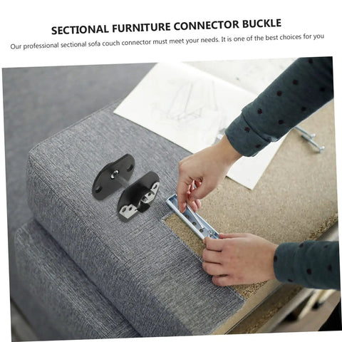Top Shelf Pin Style Sectional Sofa Connectors Heavy Duty Couch Brackets Rock Solid Construction No Hassle Snap Assembly Universal Lock Down Hardware For Every Couch