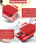 2 Pack Power Wheel Battery Adapter For V20 20V Li Ion Batteries With Fuses And 14AWG Wire And Control Switch installation guide