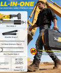 12800 PSI Cordless Grease Gun Workhorse With 39.4 Inch Hose One Hand Operation LED Light Three Couplers Tool Only Battery