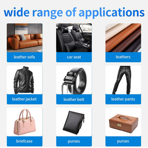 Heavy Duty Leather Glue For Permanent Clear Bonding Of Leather Goods Like Sofas Car Seats Purses Boots And More Waterproof Adhesive