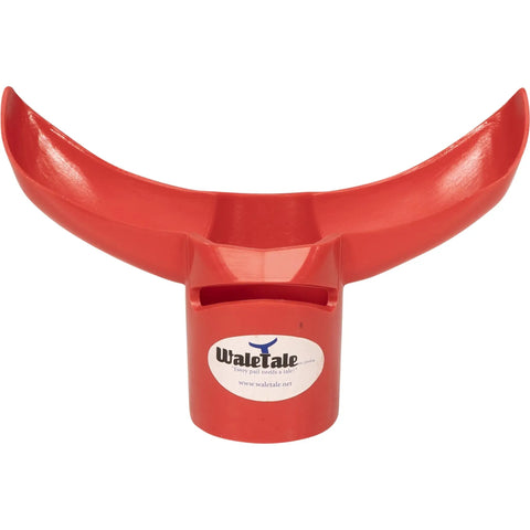 Red WaleTale Dust Containment Vacuum Attachment for buckets, prevents mortar and grout dust from escaping while mixing.