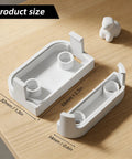 Alarm Contact Sensor Riser For 2nd Gen Door And Window Sensors, 10mm Height Extension Kit For Uneven Surfaces, Snap-On Mount, Crown Molding And Trim Friendly, No Tools Required, Sensor And Magnet Not Included, 32mm size