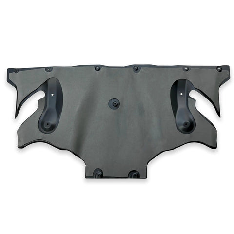 Crush Proof Hydroformed Aluminum Skid Plates For Tesla Model Y Front And Rear, top view showcasing durable design.