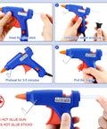 4 Piece Mini Hot Glue Gun Set With 20 Glue Sticks For Kids Projects Low Temp Kid Friendly Easy To Use Drip Proof Nozzle Rubber Protector
