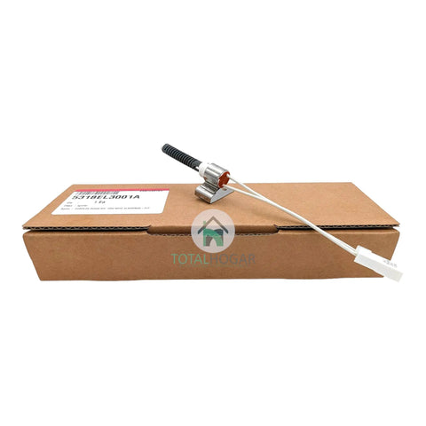 Genuine OEM Dryer Burner Igniter For Gas Or Electric Dryers With Bracket And Wire Harness Replacement 5318EL3001A on box