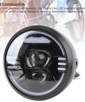 Ultra Bright LED Front Headlight For Night Rides On E Bikes High Visibility Bike Lamp With Rugged ABS Build