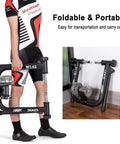 Smart Fluid Bike Trainer For 26-29 Inch Wheels And 700c, ultra quiet indoor cycling stand folded for portability