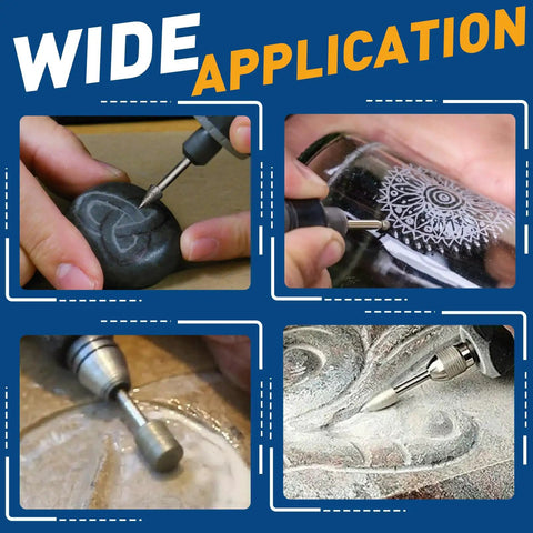 Crafting with 20 Pcs 120 Grit Diamond Grinding Bits For Stone And Glass Engraving And Polishing, One Eighth Inch Shank Fits Rotary Tools.