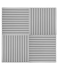 High Performance Studio Foam Panels For Straight Fire Soundproofing And Genuinely Solid Acoustic Treatment, 30x30cm, gray design.
