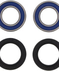 Wheel Bearing Seal Kit 25-1092 for Yamaha Dirt Bikes showing two ABEC 3 bearings and two triple lip seals in close-up view.