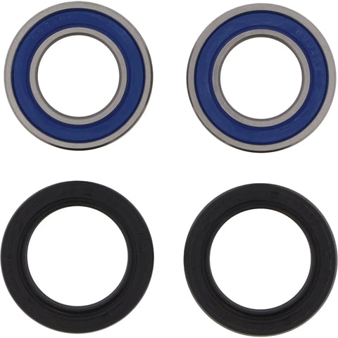 Wheel Bearing Seal Kit 25-1092 for Yamaha Dirt Bikes showing two ABEC 3 bearings and two triple lip seals in close-up view.