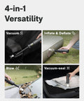 Cordless Handheld Car Vacuum Cleaner All In One 4 In 1 Portable Mini Vacuum with 20000Pa Suction for versatile cleaning tasks.
