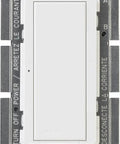 Maestro 8A Digital Light Switch For Single Pole And Multi Location, White Finish, front view without wallplate