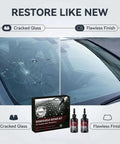 Windshield Crack Repair Kit For Cars With Nano Glass Repair Liquid 5 Minute Quick Fix 2 Bottles Fix Bullseye And Star Cracks All Crack Types
