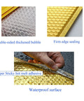 Gold Bubble Mailer 6.25 By 9 Inch Inner Padded Envelopes Pack Of 20 Makeup And Shipping Ready To Ship details with adhesive and seal.
