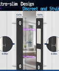 6 Pack Heavy Duty Magnetic Cabinet Door Catch With Twin Magnet Power and 30 Lb Holding Force, Ultra Thin Design