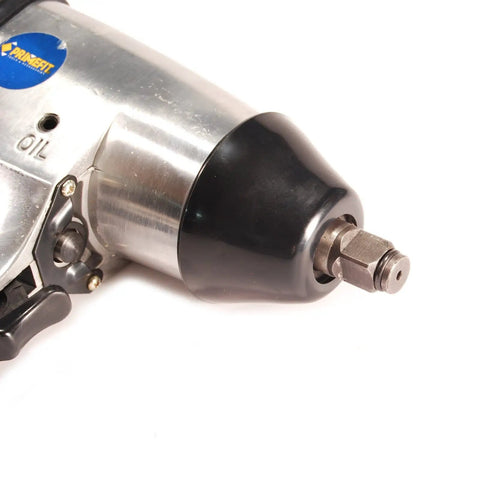 Close-up of half-inch impact wrench from ATK1002 50 Piece Ultimate Air Tool Kit With Bonus Inflation Tool for Home Garage and DIY